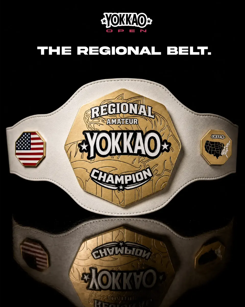 YOKKAO Amateur Regional Champion belt